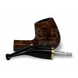 Cachimbo Bertoldi Elite Dourado Natural com Filtro Permanente